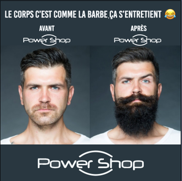 le corps c'est comme la barbe, ça s'entretient