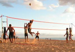 beach volley sport plage